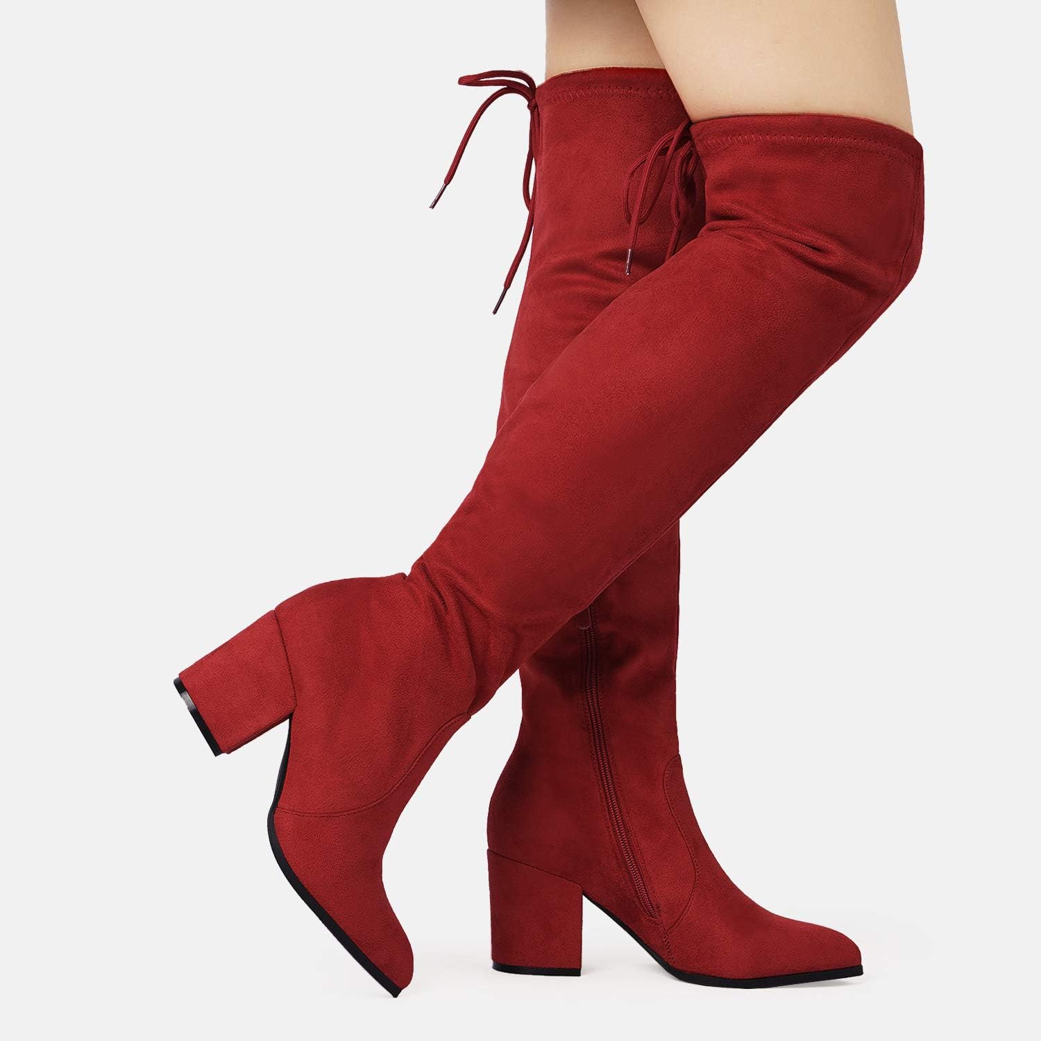 ●ｕページ● Amazon.com | DREAM PAIRS Knee High Boots for Women Square